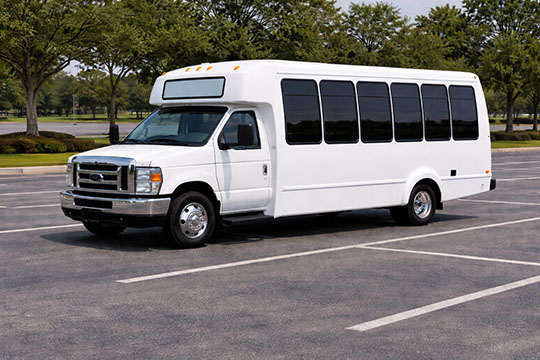 20-passenger minibus available for charter in Palm Desert, CA