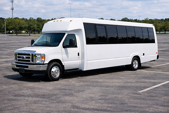 25-passenger minibus available for charter in Palm Desert, CA